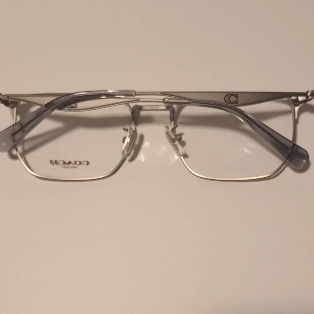 Coach Metallic Silver Frame Glasses - Picture 2 of 5